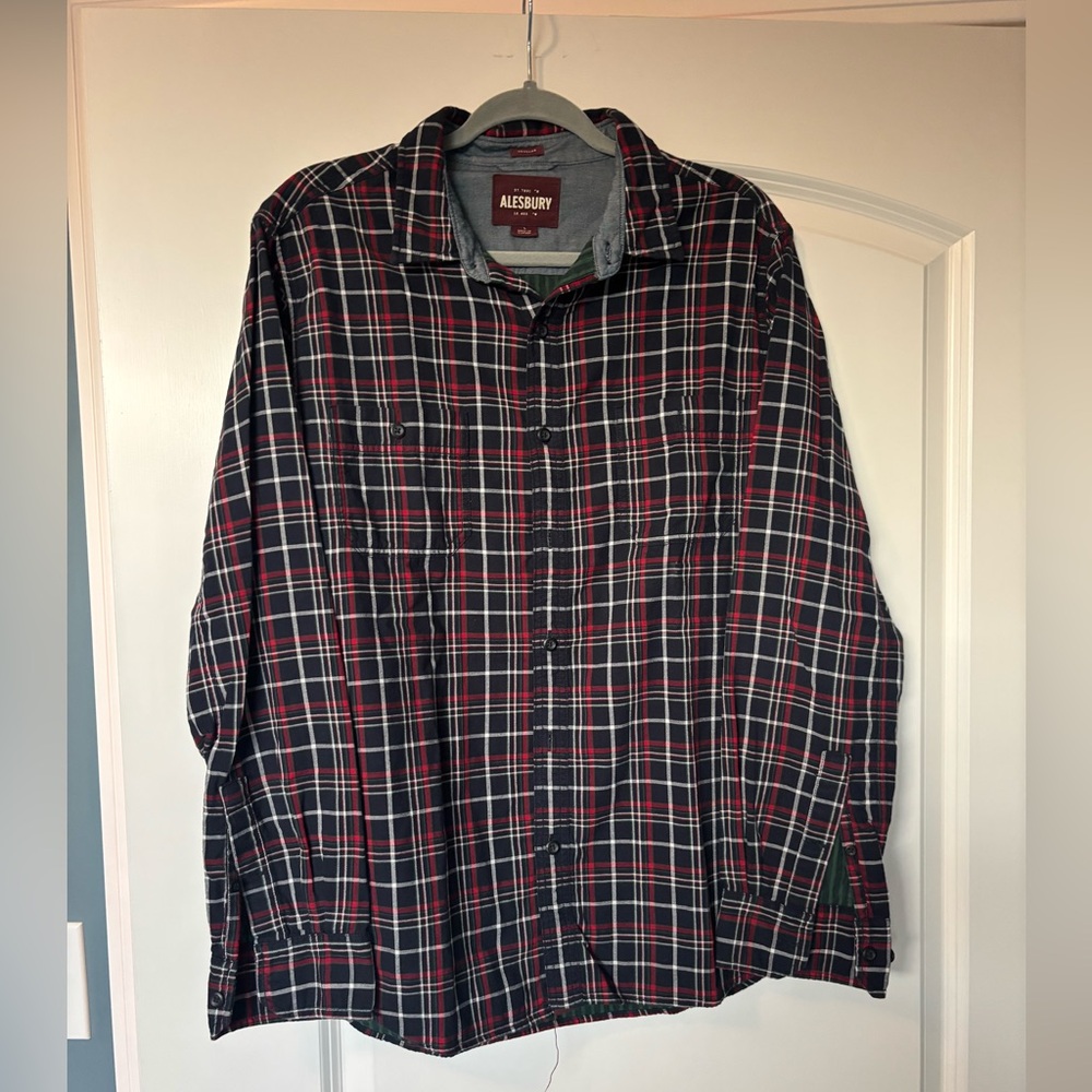 Alesbury flannel men’s shirt size L